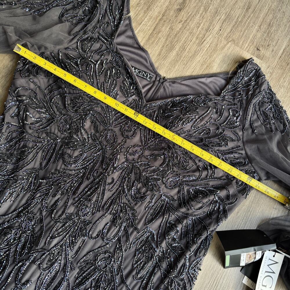NEW Madaline Gardner Crystal Beaded Gown US24​​ - Picture 7 of 11